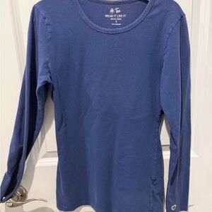 White Cross Navy Tee